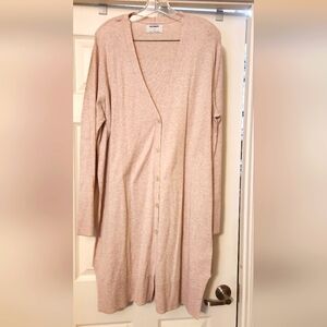 Long pink sweater, old navy, size XL